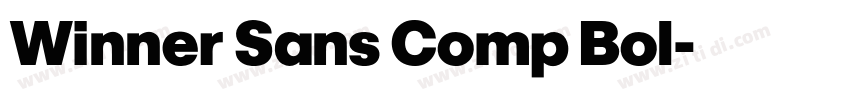 Winner Sans Comp Bol字体转换